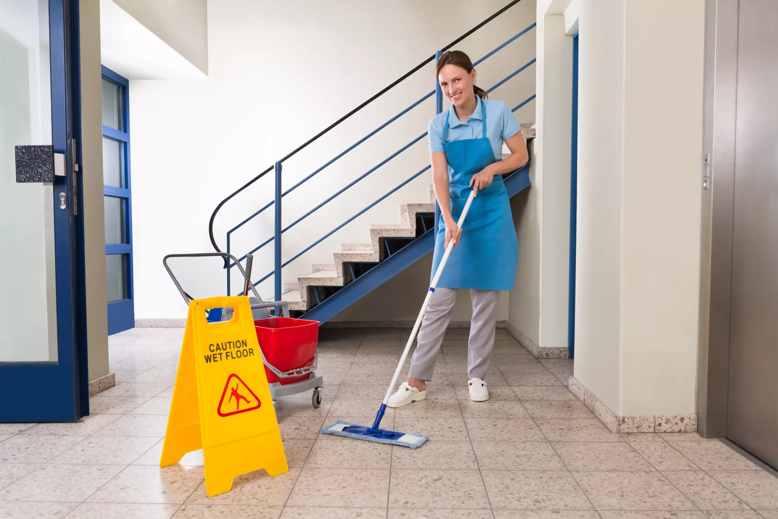 Treppenhausreinigung – professionelle Arbeit